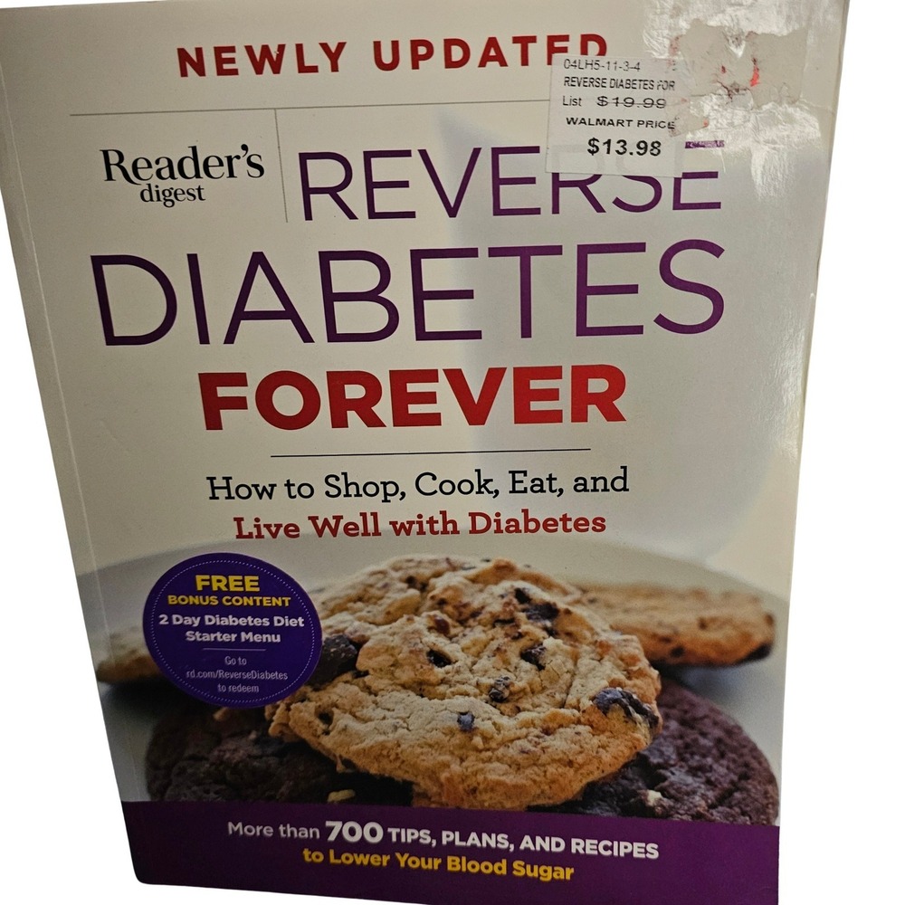 Reader's Digest Reverse Diabetes Forever Book Recipes Tips‎ 2nd Edition 2016